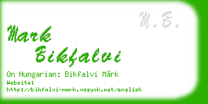 mark bikfalvi business card